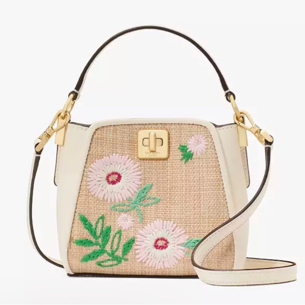 Kate Spade Floral Crossbody Bag w/handle